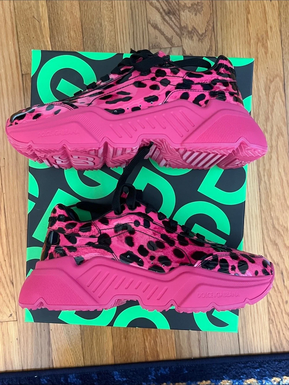 Dolce & Gabbana Daymaster Fucsia Sneakers- NIB